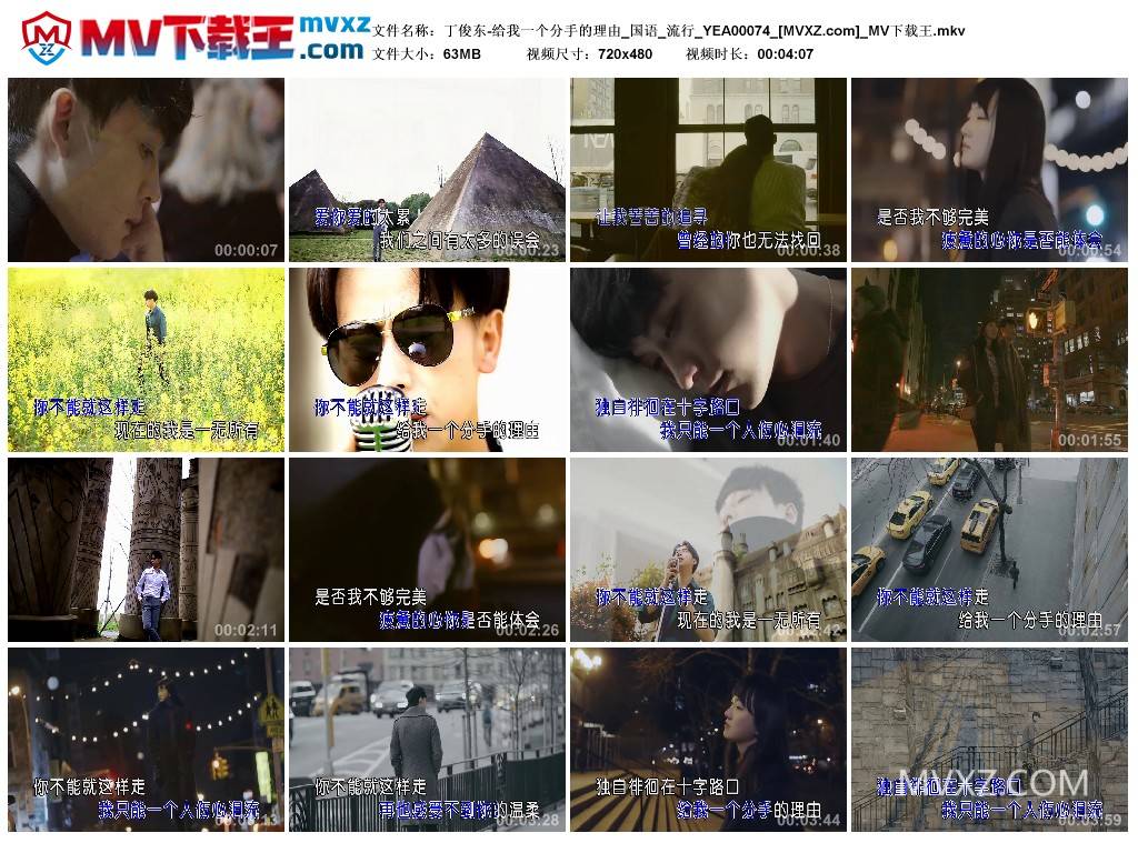 丁俊东-给我一个分手的理由_国语_流行_YEA00074